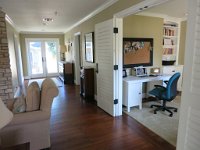 Hallway to back.  Vanessa office on right.