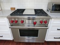 36&#34; Wolf dual-fuel stove