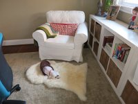 Chowder relaxing in Vanessa&#39;s office