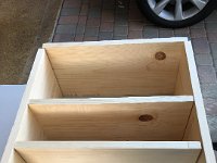 3/4" pine board with all parts cut