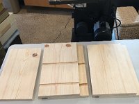 3/4" pine was easy to work with