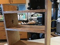 Finished!  The castors have been secured to the bottom.  Now ready for the 12V DC distribution to be mounted on the left side